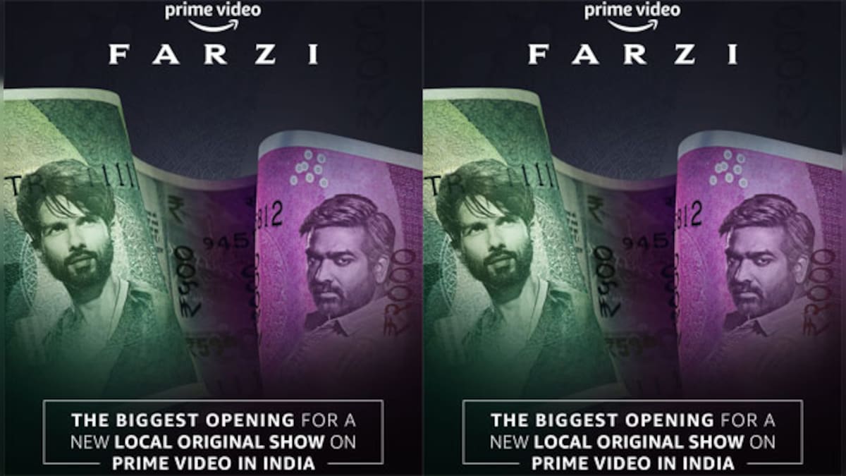 Amazon Original Farzi achieves the biggest opening for a new Local Original show on Prime Video in India