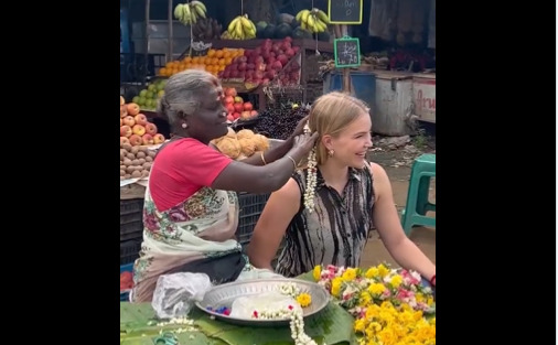 UK journalist becomes friends with flower seller in Tamil Nadu; video wins internet UK journalist becomes friends with flower seller in Tamil Nadu; video wins internet