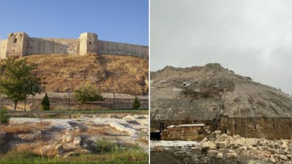 Gaziantep Castle in Turkey turns ruins following massive earthquakes; see photos