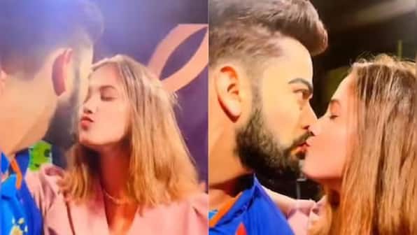 Female fan kisses Virat Kohli's wax statue at Madame Tussauds; viral video sparks angry reactions by users