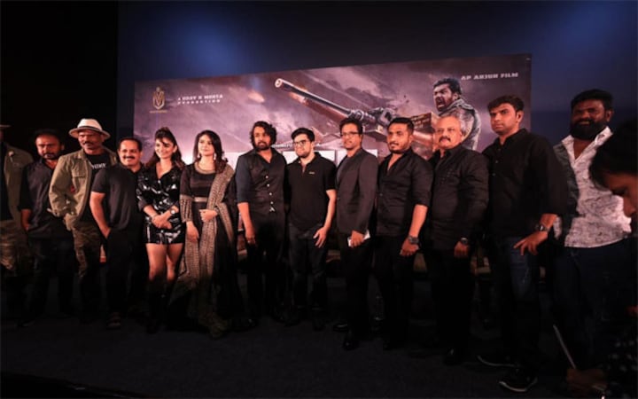 Dhruva Sarja's film MARTIN gets a grand launch in Bangalore, Arjun Sarja graces the event too