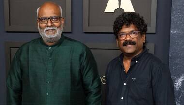 Oscar nominees MM Keeravaani and Chandrabose pose at Academy Luncheon; check