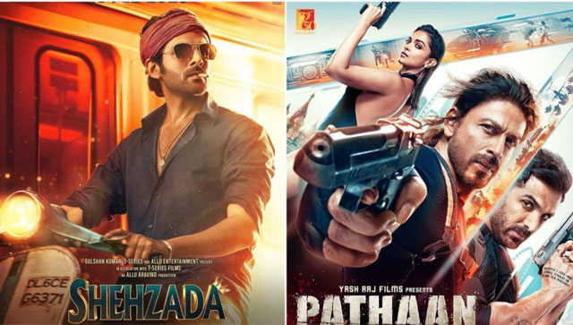After Shah Rukh Khan's Pathaan, Kartik Aaryan's Shehzada is all set to storm the box-office After Shah Rukh Khan's Pathaan, Kartik Aaryan's Shehzada is all set to storm the box-office