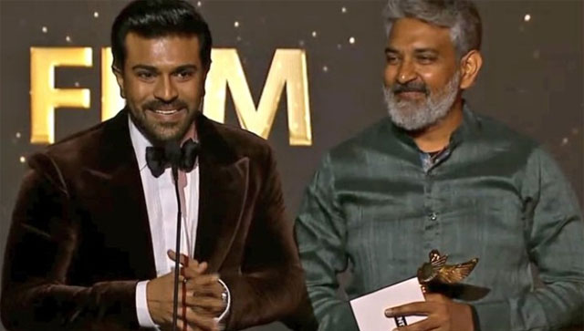 SS Rajamouli's 'RRR' wins four trophies at HCA Film Awards 2023 SS Rajamouli's 'RRR' wins four trophies at HCA Film Awards 2023