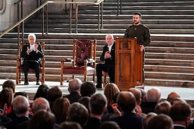 'Ukraine will defeat Russia,' Zelenskyy tells UK parliament, urges allies to send combat aircraft & weapons