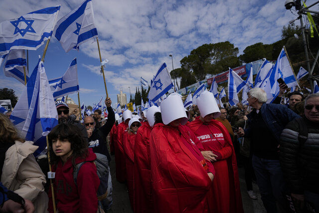 Thousands protest outside parliament against Netanyahu's proposed judicial reforms Thousands protest outside parliament against Netanyahu's proposed judicial reforms