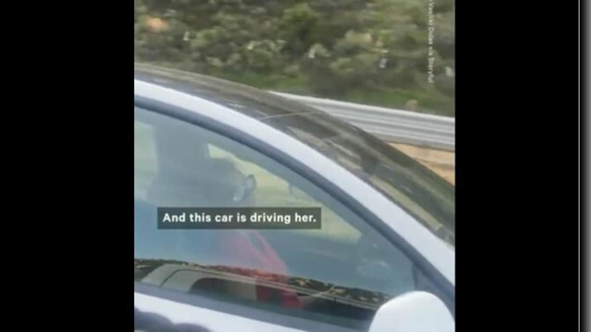 Shocking video shows woman fast asleep while driving Tesla; here's what happened next