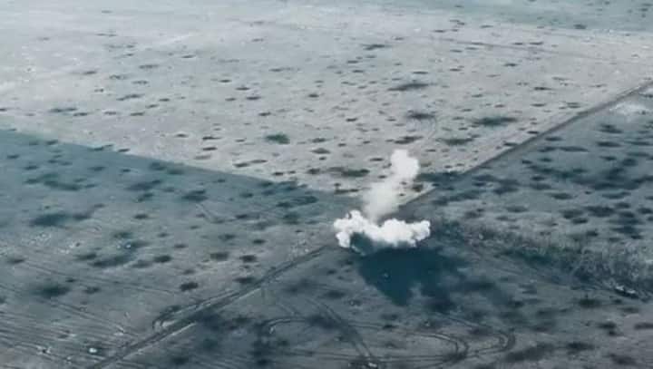 Watch: Two Russian tanks ripped apart as they run into Ukrainian minefield in Vuhledar