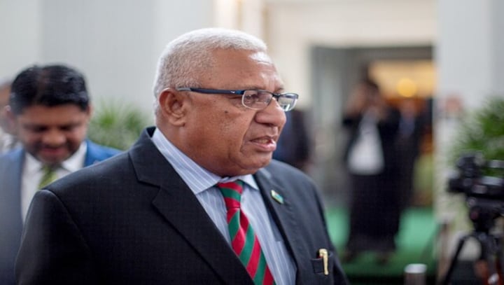 Fiji's former leader Frank Bainimarama released on bail