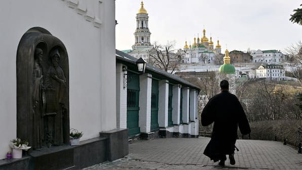 'As long as physically possible': Monks at Kyiv monastery defy Ukraine's eviction order