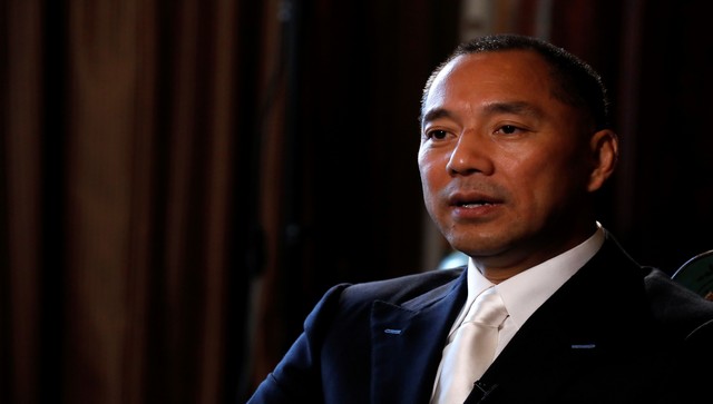 Chinese tycoon Guo Wengui who backed Trump advisor Steve Bannon arrested in US Chinese tycoon Guo Wengui who backed Trump advisor Steve Bannon arrested in US