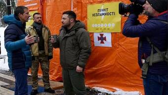 Bear Grylls’ chocolate offer to Volodymyr Zelenskyy seen as assassination risk