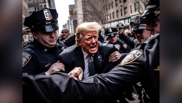 AI-generated Pictures Of Former President Trump Getting Arrested Send ...