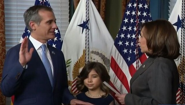 Eric Garcetti sworn in as US Ambassador to India Eric Garcetti sworn in as US Ambassador to India