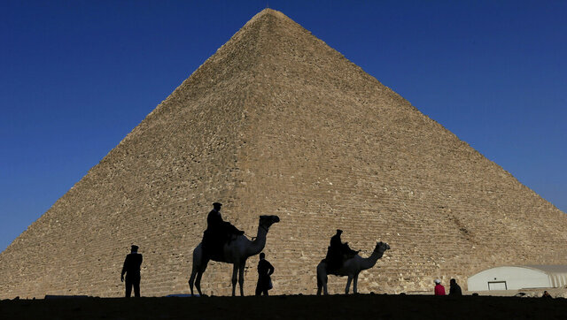 Egypt unveils newly discovered chamber inside Great Pyramid Egypt unveils newly discovered chamber inside Great Pyramid