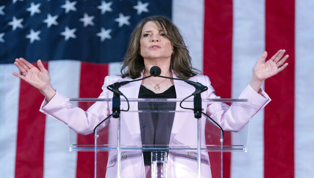'New challenge for Biden': Marianne Williamson officially launches 2024 presidential campaign 'New challenge for Biden': Marianne Williamson officially launches 2024 presidential campaign