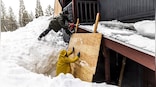 Why are scientists concerned about rain on snow in the California mountains?