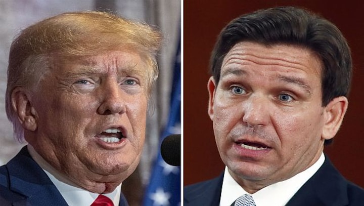 Trump v DeSantis: What are the similarities and differences between the two Republican presidential heavyweights?