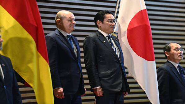 Germany's Olaf Scholz visits Japan to firm up economic, defence ties ...