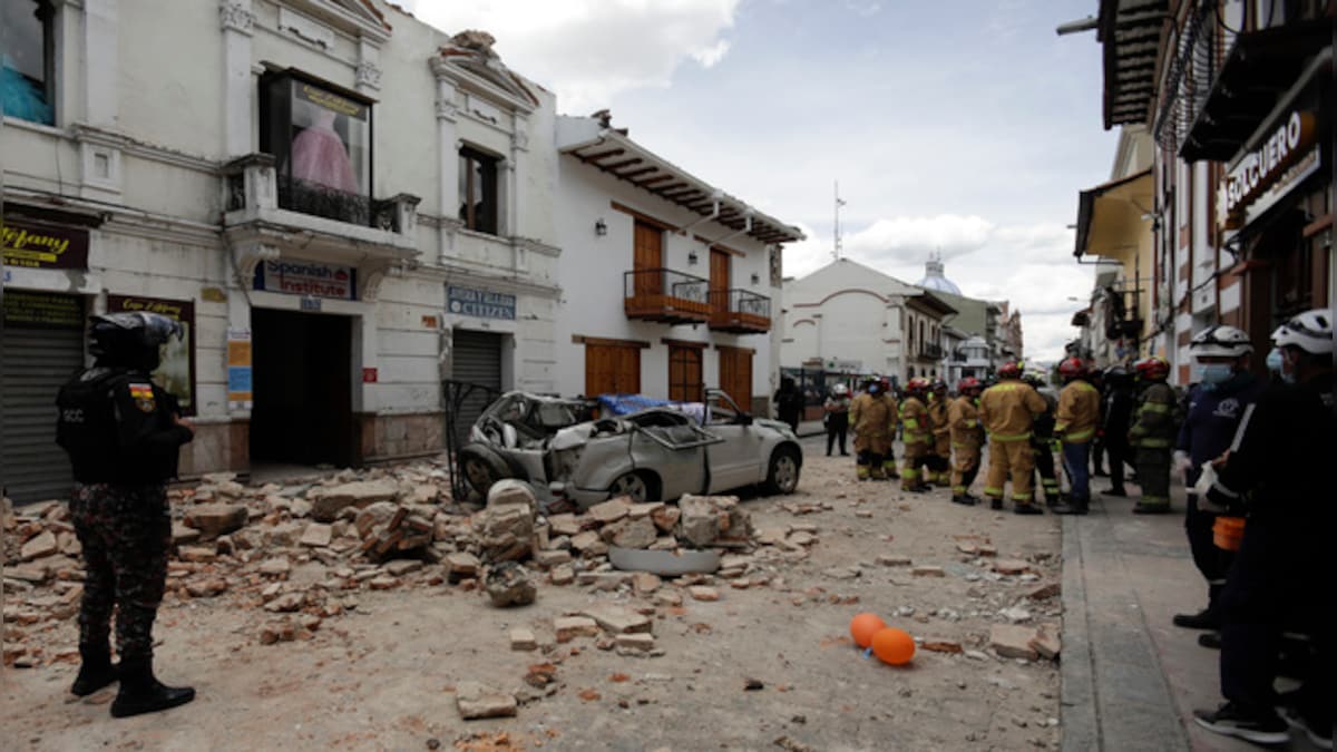 At least 14 killed as 6.8 magnitude earthquake shakes Ecuador, Peru