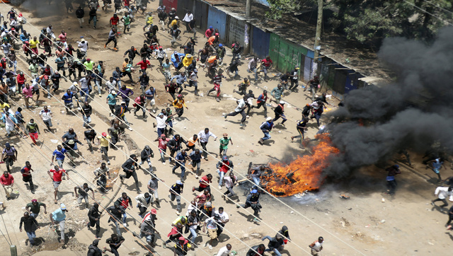 One dead in Kenya as fresh opposition protests turn violent One dead in Kenya as fresh opposition protests turn violent