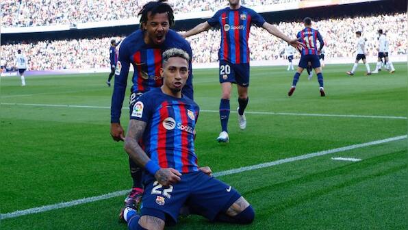 LaLiga: Barcelona beat Valencia, move nine points clear as Real Madrid stumble in Betis draw