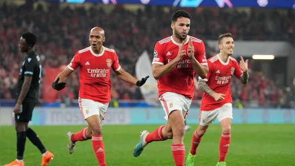 Champions League: Benfica thump Club Brugge 7-1 on aggregate to book quarter-final berth