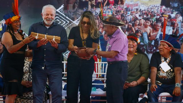 President Lula meets with Indigenous people in Brazil's Amazon, expresses support for creating new territories President Lula meets with Indigenous people in Brazil's Amazon, expresses support for creating new territories