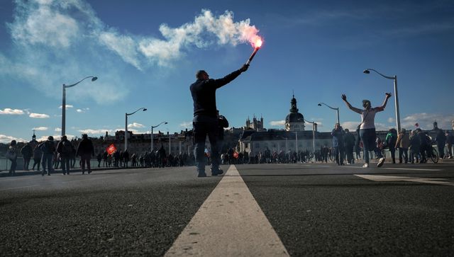 Nationwide protests in France after Macron doubles down on pension bill Nationwide protests in France after Macron doubles down on pension bill