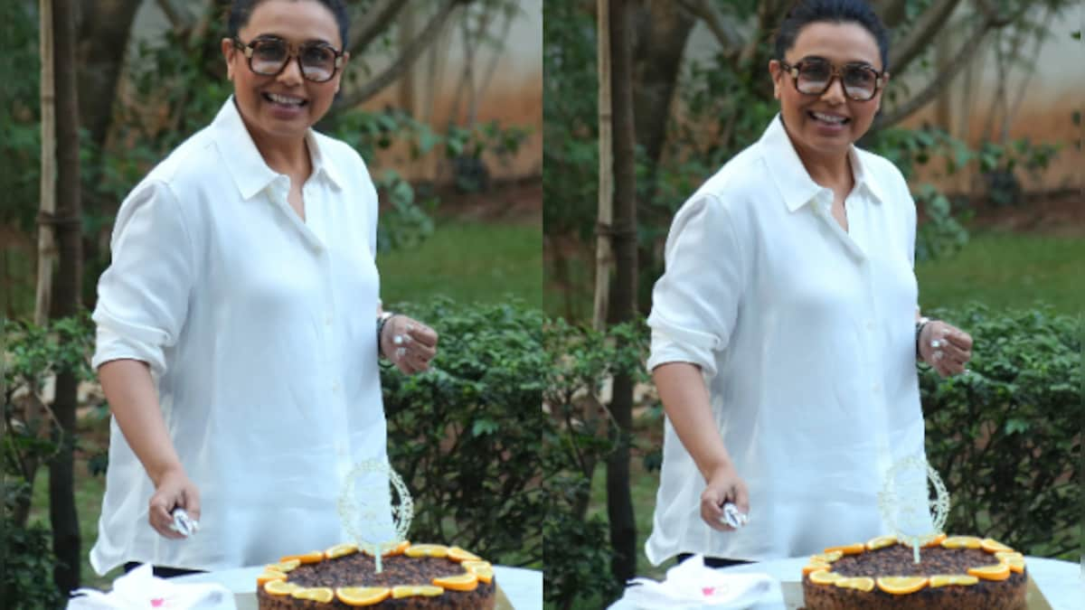 Rani Mukerji celebrates her birthday in advance with media; photos go viral