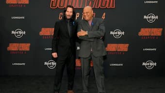 John Wick stars Keanu Reeves and Laurence Fishburne honour late co-star Lance Reddick