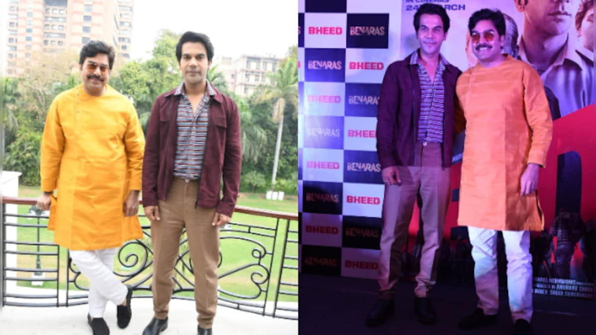 Bheed: Rajkummar Rao & Ashutosh Rana promote Anubhav Sinha's directorial in New Delhi