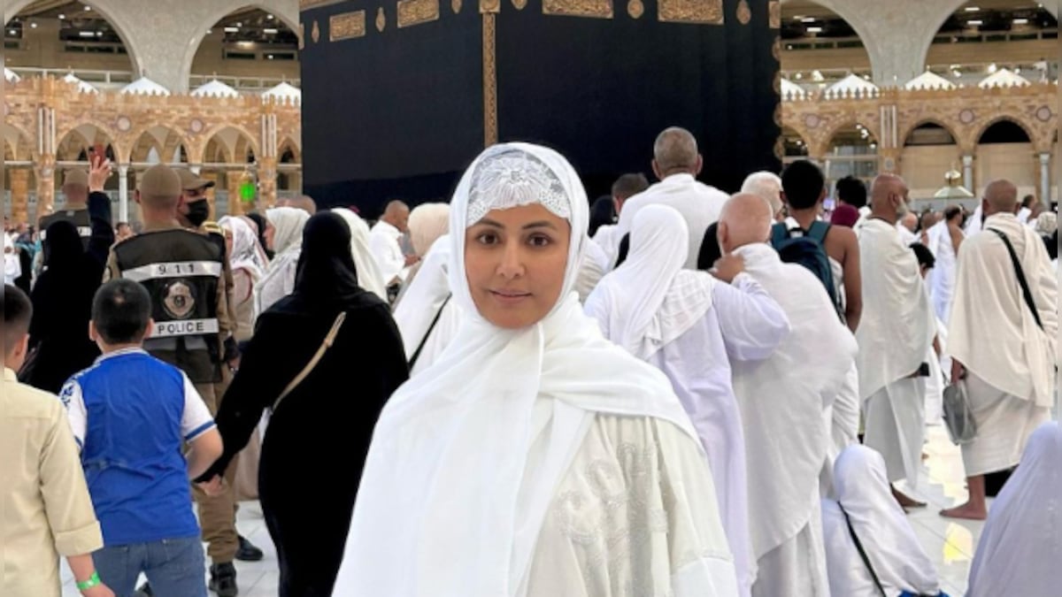 Hina Khan performs her first Umrah with family in Mecca; shares photos, video