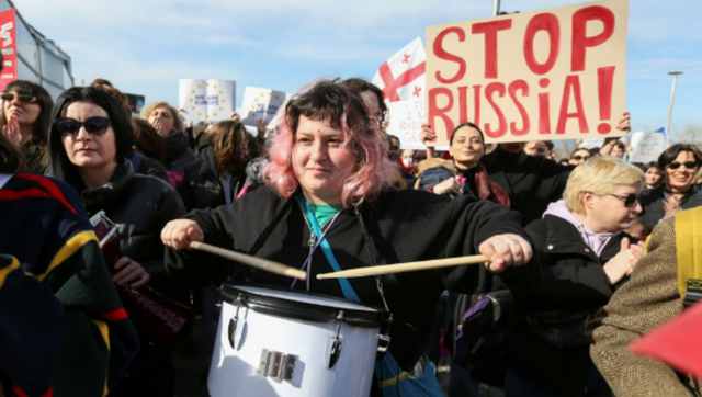 Georgia's one of the biggest protests continues 2nd day as thousands oppose 'Foreign Agents Law' Georgia's one of the biggest protests continues 2nd day as thousands oppose 'Foreign Agents Law'