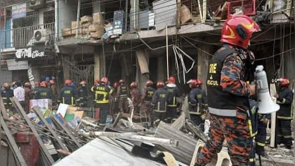 14 killed, over 100 injured in blast at seven-storey Dhaka building