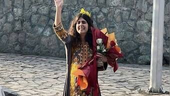 'I am free': Iran woman activist released after over four years in jail