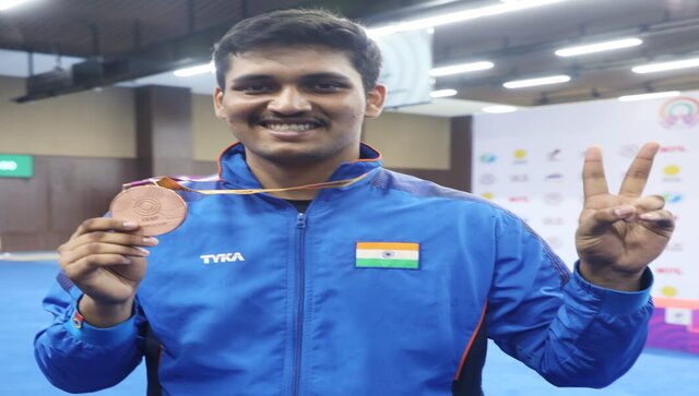 ISSF Shooting World Cup: Rudrankksh Patil wins bronze as China extend golden run ISSF Shooting World Cup: Rudrankksh Patil wins bronze as China extend golden run