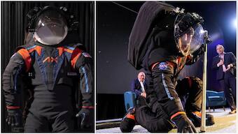 Functional style: NASA unveils new space suit that astronauts will wear to the Moon in 2025