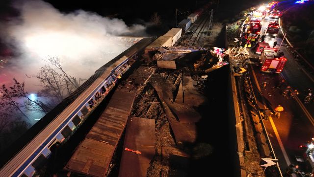 Passenger train crash in Greece kills at least 32, injures 85 Passenger train crash in Greece kills at least 32, injures 85