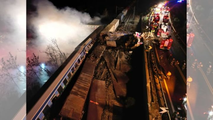Greece: Stationmaster charged over deadly train crash which killed at least 57 as PM seeks forgiveness
