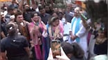 Watch: US Secretary of Commerce participates in Holi celebrations at Rajnath Singh's residence