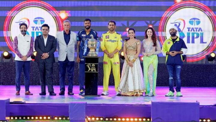 IPL 2023: Ahmedabad witnesses grand opening ceremony as Arijit Singh, Rashmika Mandanna and Tamannaah steal limelight IPL 2023: Ahmedabad witnesses grand opening ceremony as Arijit Singh, Rashmika Mandanna and Tamannaah steal limelight
