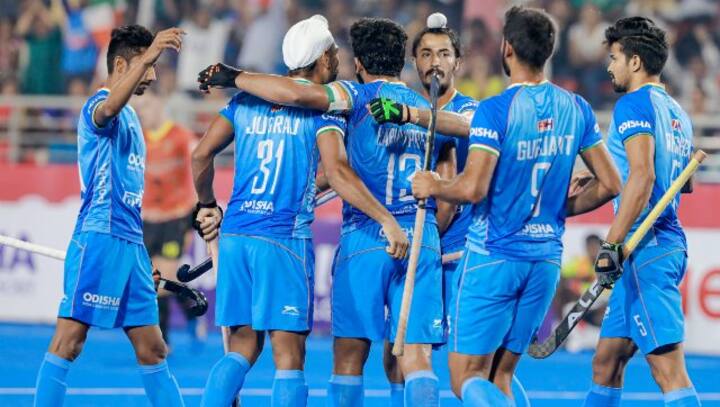 FIH Pro League: Harmanpreet Singh hits hat-trick as India stun Australia FIH Pro League: Harmanpreet Singh hits hat-trick as India stun Australia