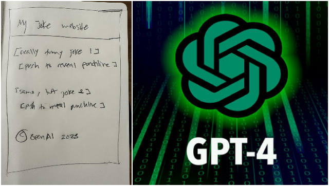 Code Comfort: Man draws website idea on a napkin, shows GPT-4, AI bot codes it in seconds Code Comfort: Man draws website idea on a napkin, shows GPT-4, AI bot codes it in seconds