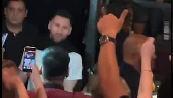 Watch: Lionel Messi gets mobbed by excited Argentina fans outside restaurant in Buenos Aires