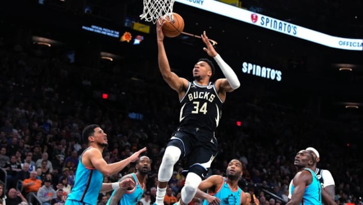 NBA: Bucks clinch playoff spot, top Suns 116-104 for 50th season win