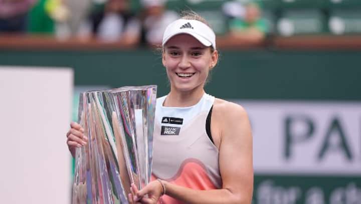 WTA Rankings: Elena Rybakina climbs to career-high seventh place after Indian Wells triumph