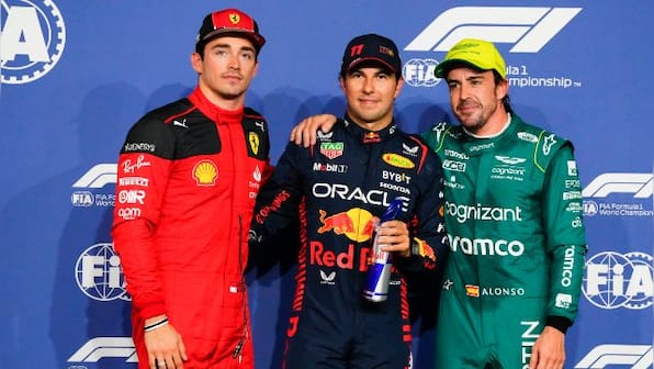 Saudi Arabian Grand Prix: Sergio Perez takes pole after Max Verstappen suffers car problem
