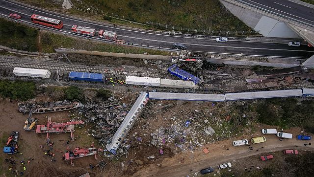 Greek trains resume after February rail crash Greek trains resume after February rail crash