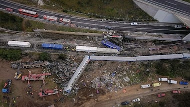 Greece train crash toll rises to 38: A look back at Europe’s deadliest rail disasters since 1998
